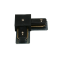 Коннектор для трековых светильников HH 204-90 BK 90 градусов черный