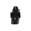 Коннектор для трековых светильников HH 205 BK прямой черный